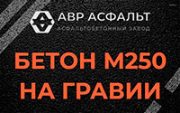 Бетон М250 на гравии в Королеве